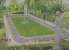 Visit detail page for artwork titled The Public Garden
