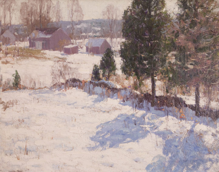 View larger image of artwork titled Sunlight on Snow Full