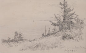 Visit detail page for artwork titled Cushing’s Island, Maine
