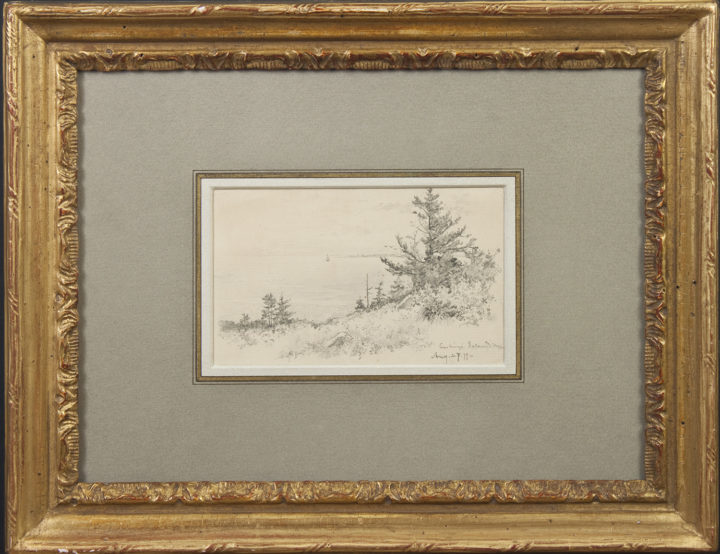 View larger image of artwork titled Cushing’s Island, Maine with Frame