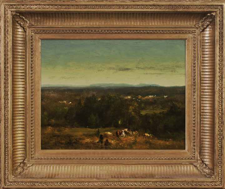 View larger image of artwork titled Scene in New Jersey with Frame