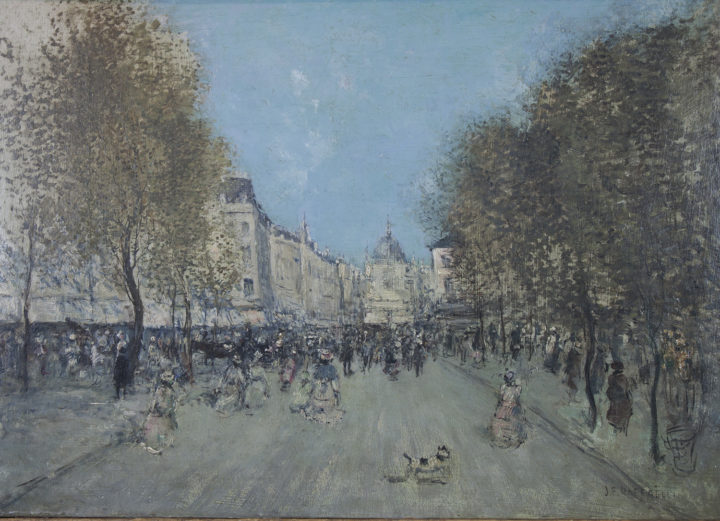 View larger image of artwork titled Boulevard Malesherbes, Paris Full