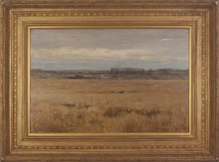 View larger image of artwork titled Salt Marshes, December with Frame