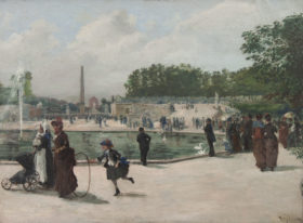 Visit detail page for artwork titled The Tuileries Garden