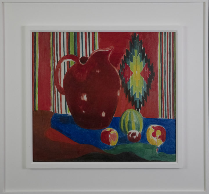 View larger image of artwork titled The Red Pitcher with Frame
