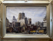 Change slideshow image to Downtown, New York City with Frame Thumbnail