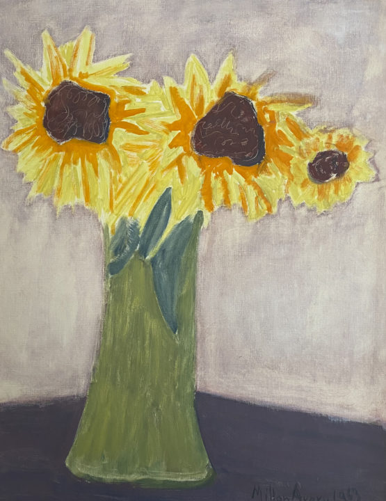 Visit detail page for art titled Sunflowers