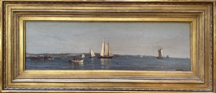View larger image of artwork titled off the Coast of Massachusetts with Frame