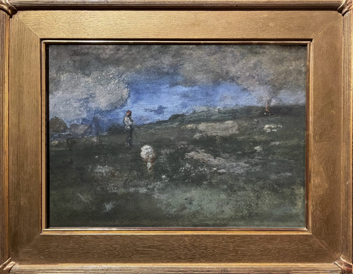 View larger image of artwork titled In the Pasture with Frame