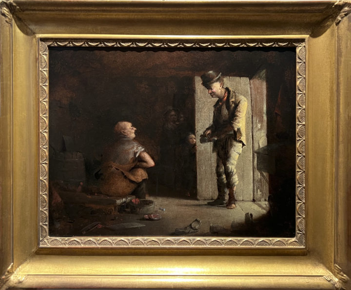View larger image of artwork titled The Cobbler’s Shop with Frame