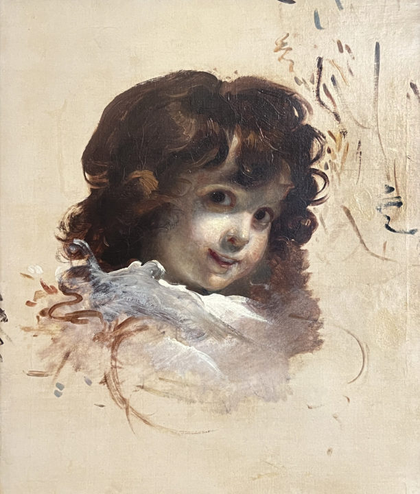 View larger image of artwork titled Head of a Child Full