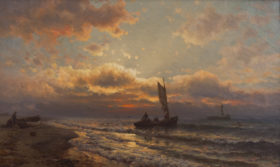 Visit detail page for artwork titled Morning, Long Island