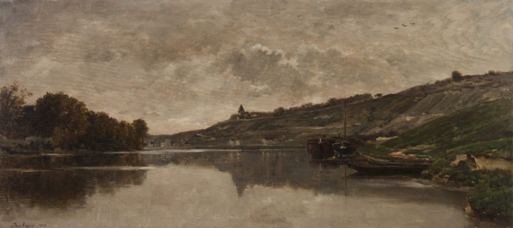 View larger image of artwork titled River Landscape Full