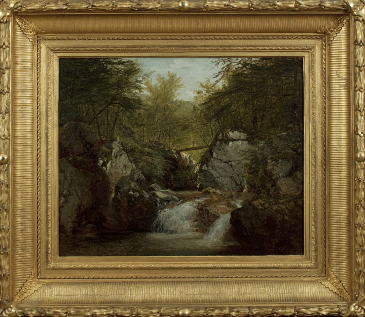 View larger image of artwork titled Bash Bish Falls with Frame