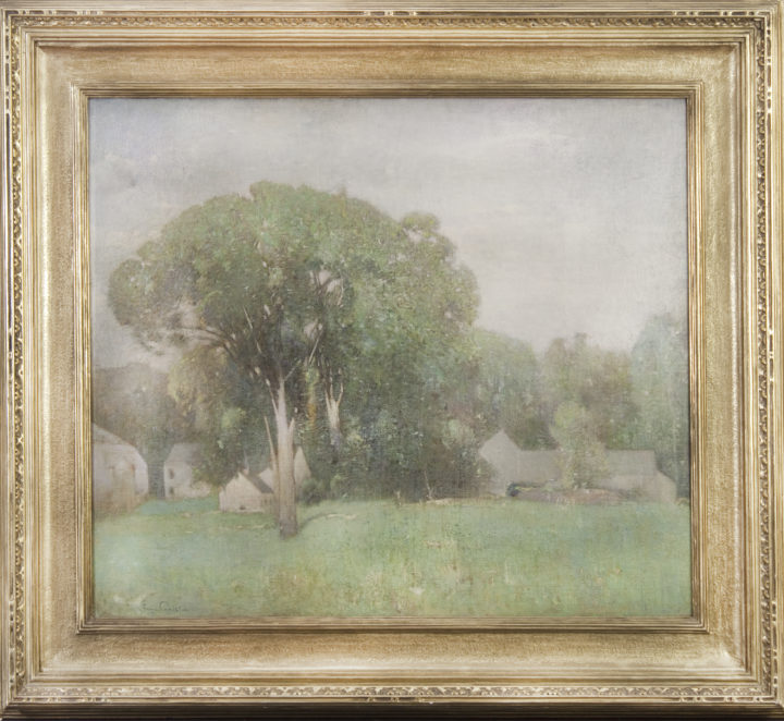 View larger image of artwork titled Afternoon Landscape with Frame