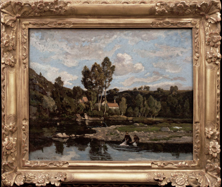 View larger image of artwork titled Le Lavandière with Frame