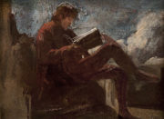 Change slideshow image to Study of a Man Reading Thumbnail