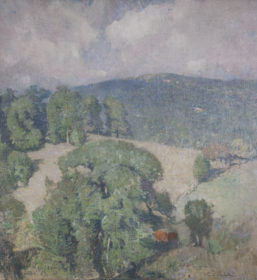 Visit detail page for artwork titled Connecticut Hillside