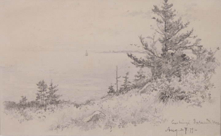 View larger image of artwork titled Cushing’s Island, Maine Full