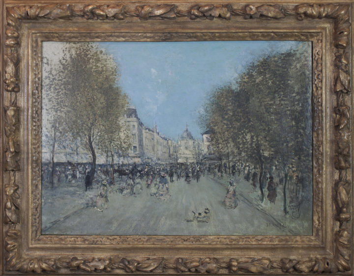 View larger image of artwork titled Boulevard Malesherbes, Paris with Frame