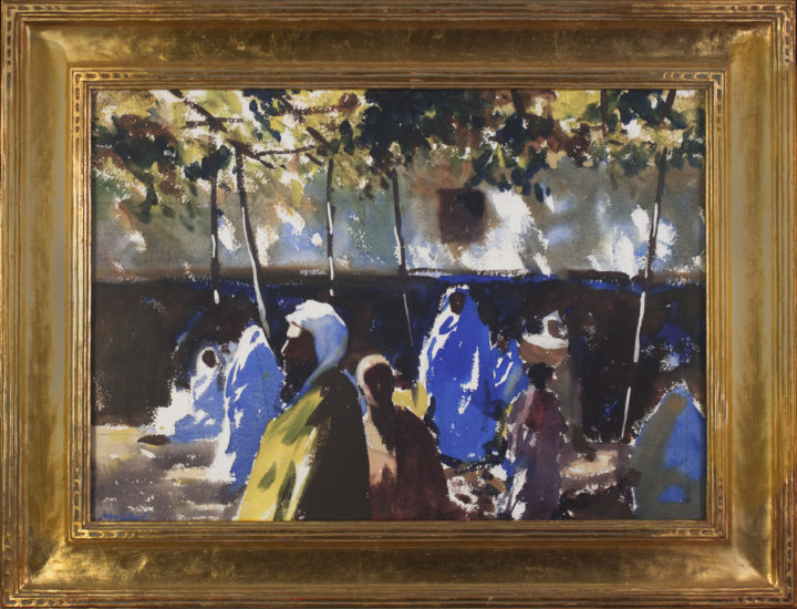 View larger image of artwork titled Middle Eastern Scene with Frame