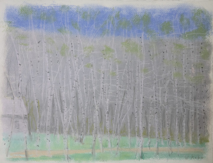 View larger image of artwork titled Birch Grove Full