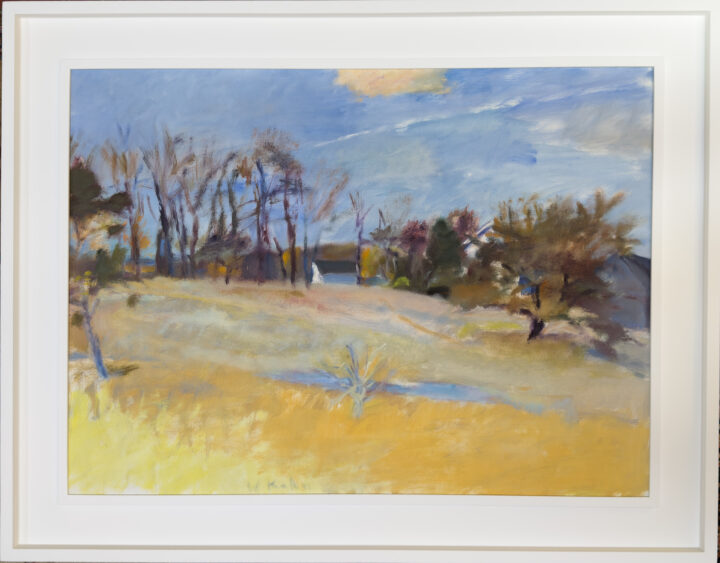 View larger image of artwork titled Jet-Trail in October with Frame