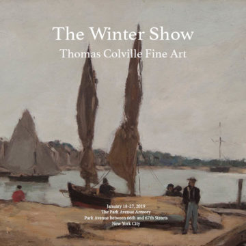 Publication cover image of The Winter Show 2018, Thomas Colville Fine Art