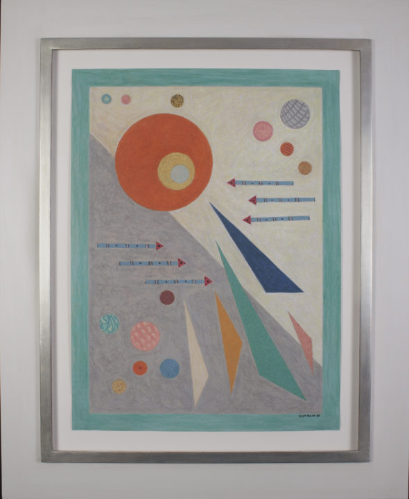 View larger image of artwork titled Abstract Composition with Frame