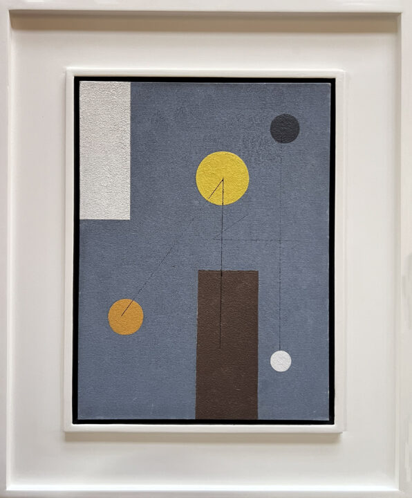 View larger image of artwork titled Gray Abstract with Frame