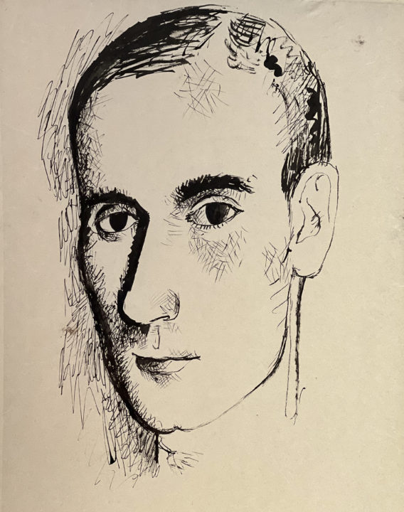 View larger image of artwork titled Portrait of Boris Kochno Full
