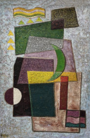 Visit detail page for artwork titled Composition 270, Green Moon