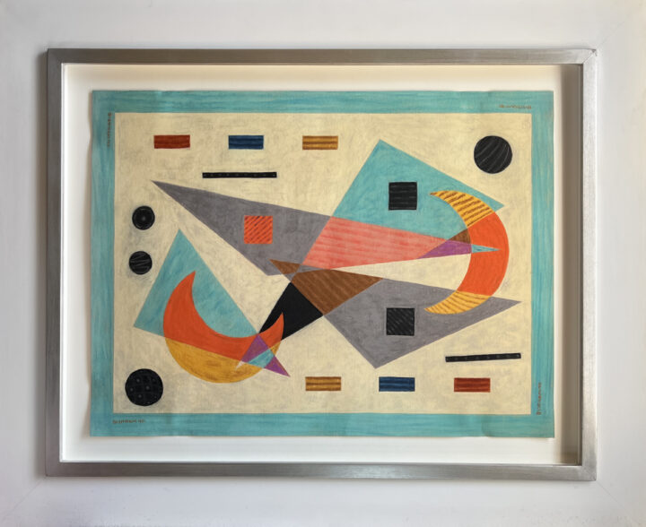 View larger image of artwork titled Abstract Composition, 1940 with Frame