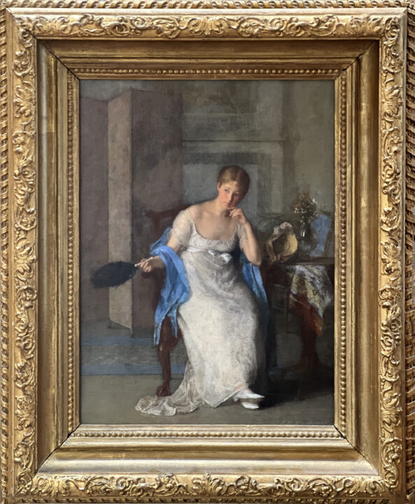 View larger image of artwork titled Old Fashioned Dress with Frame