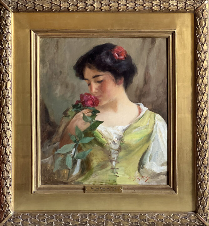 View larger image of artwork titled The Rose with Frame
