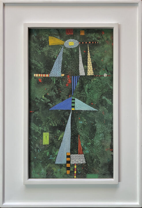 View larger image of artwork titled Abstract Composition with Frame