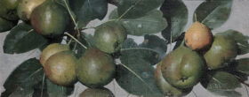 Visit detail page for artwork titled Pears on a Branch