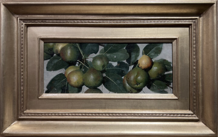 View larger image of artwork titled Pears on a Branch with Frame
