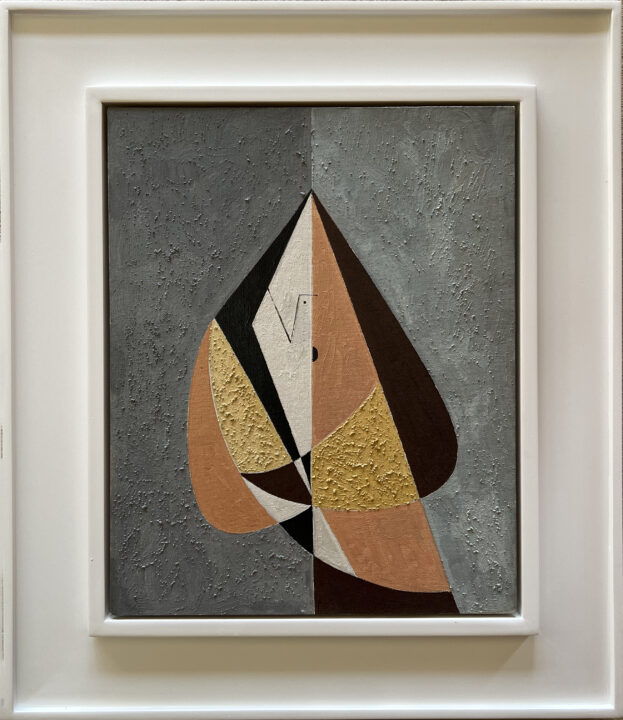 View larger image of artwork titled Folded Form with Frame