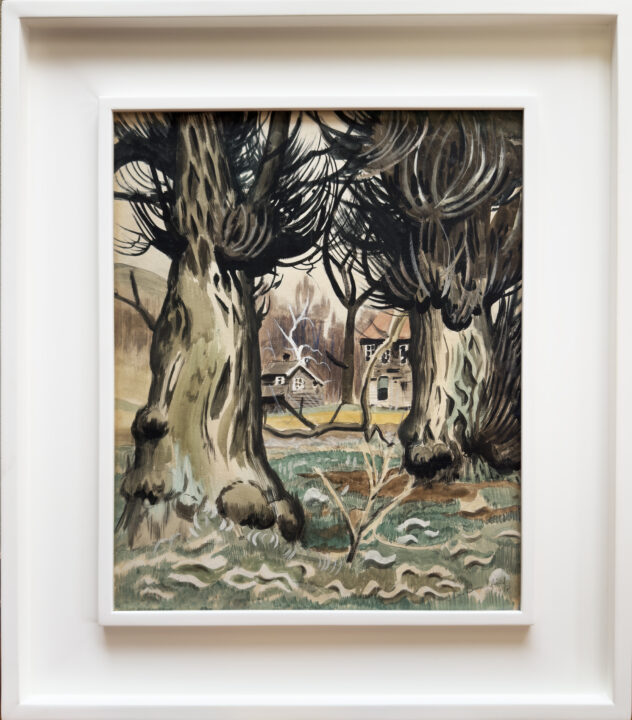 View larger image of artwork titled Between Two Willow with Frame