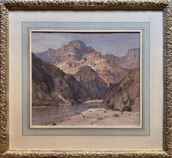 View larger image of artwork titled Solomon’s Temple, Grand Canyon of the Colorado with Frame