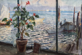 Visit detail page for artwork titled View Through the Window, Provincetown