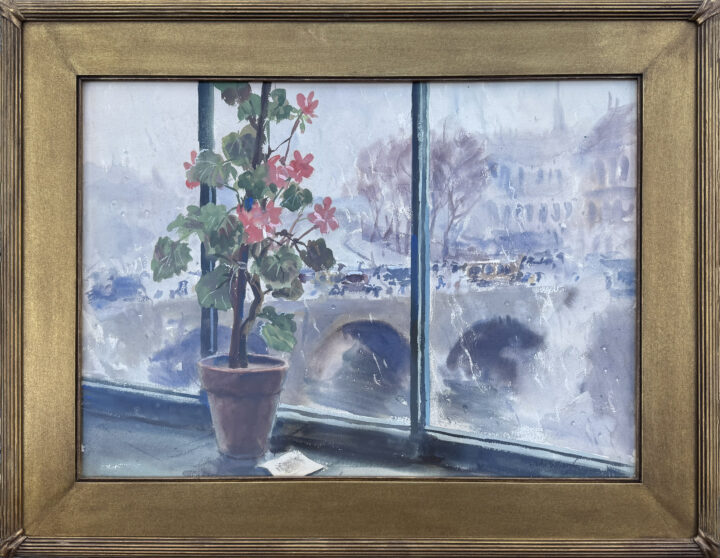 View larger image of artwork titled View through a Window with Frame