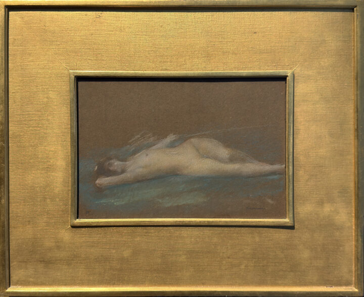 View larger image of artwork titled Nude with Frame