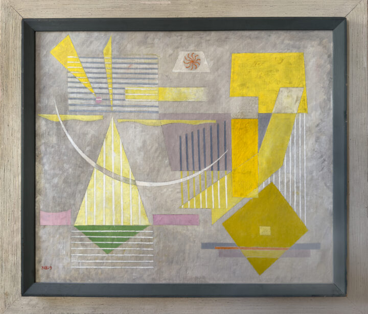 View larger image of artwork titled Composition #209 with Frame