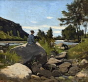 Change slideshow image to Contemplation au bord de l’Aumance Thumbnail