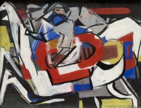 Visit detail page for artwork titled Horse Race