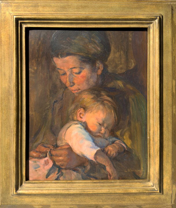 View larger image of artwork titled Asleep with Frame