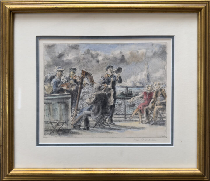 View larger image of artwork titled Iron Steamboat Co with Frame